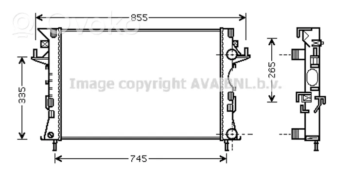 Renault Espace IV Chłodnica 8200302463