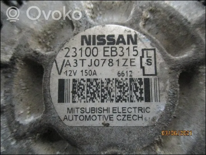 Nissan Pathfinder Alternator 23100EB315