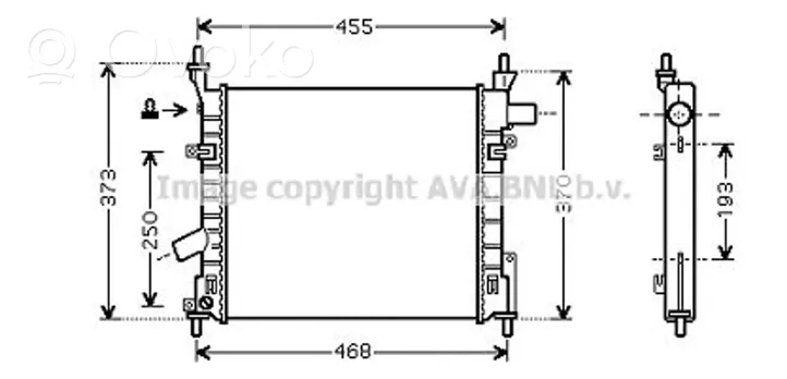 Ford Ka Jäähdyttimen lauhdutin 1361842