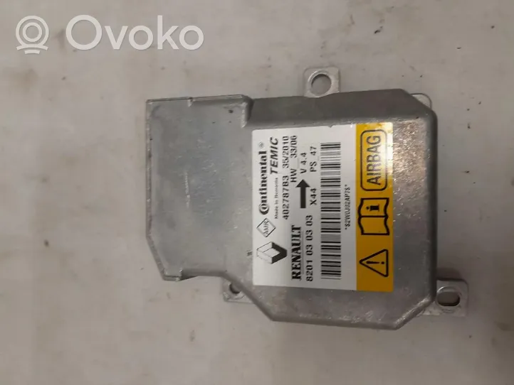 Renault Twingo II Airbag control unit/module 8201030303