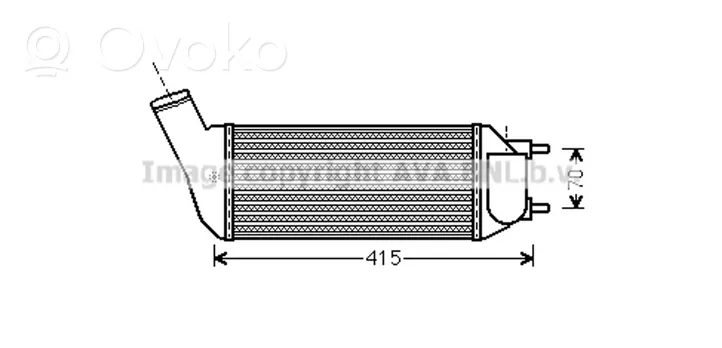 Peugeot RCZ Chłodnica powietrza doładowującego / Intercooler 384P6