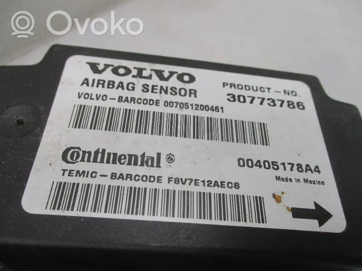 Volvo V50 Module de contrôle airbag 30773786