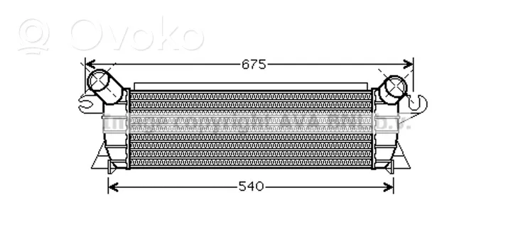 Renault Kangoo I Chłodnica powietrza doładowującego / Intercooler 8200140970