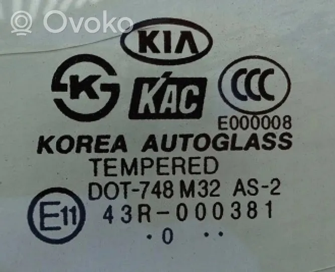 KIA Rio Vitre de fenêtre portes coulissantes 4590116