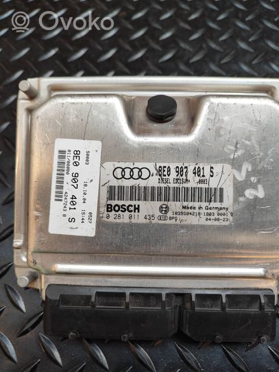 Audi A4 S4 B6 8E 8H Calculateur moteur ECU 8E0907401s