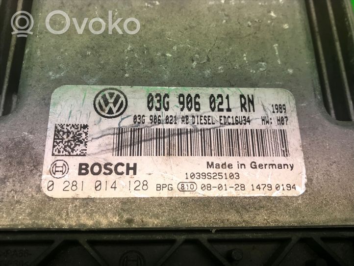 Volkswagen Golf V Centralina/modulo motore ECU 0281014128