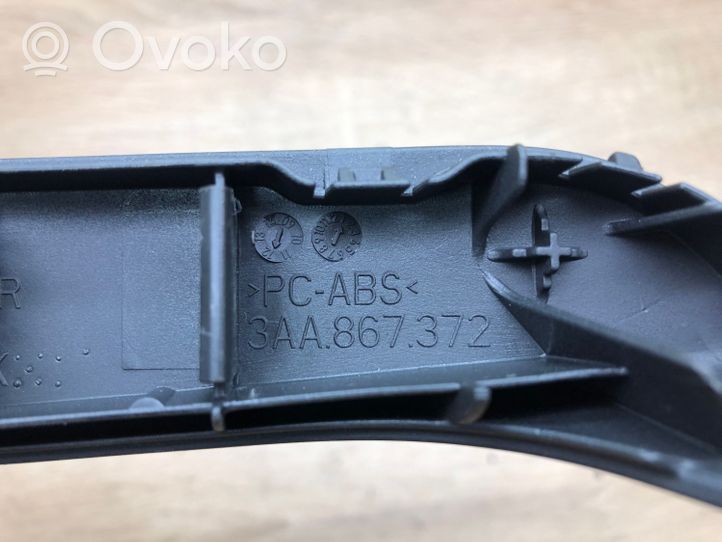 Volkswagen PASSAT B7 Rear door handle trim 3AA867180A