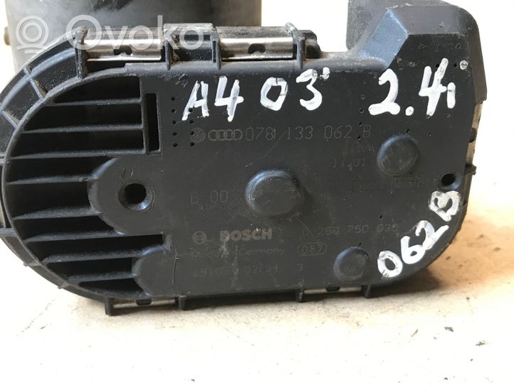 Audi A4 S4 B6 8E 8H Clapet d'étranglement 078133062B