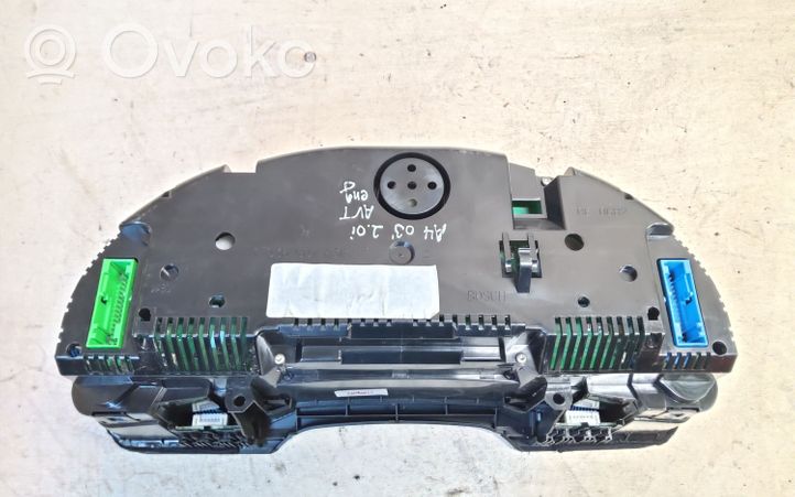 Audi A4 S4 B6 8E 8H Compteur de vitesse tableau de bord 8E0920950K