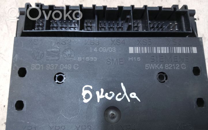 Skoda Fabia Mk1 (6Y) Sterownik / Moduł świateł LCM 6Q1937049C