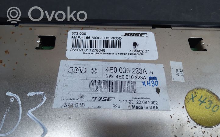 Audi A6 S6 C6 4F Amplificatore 4E0035223A