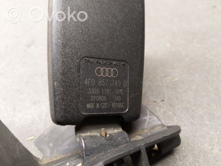 Audi A6 S6 C6 4F Boucle de ceinture de sécurité arrière 4F0857740D