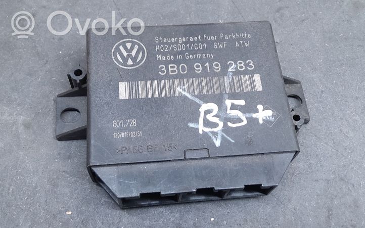 Volkswagen PASSAT B5.5 Centralina/modulo sensori di parcheggio PDC 3B0919283