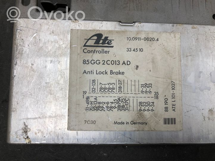 Ford Scorpio Sterownik / moduł ABS 85GG2C013AD