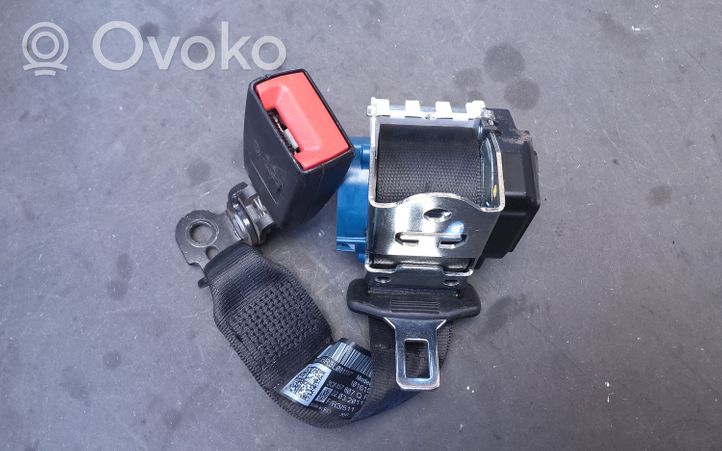 Volkswagen PASSAT B7 Pas bezpieczeństwa fotela tylnego środkowego 3C0857807Q