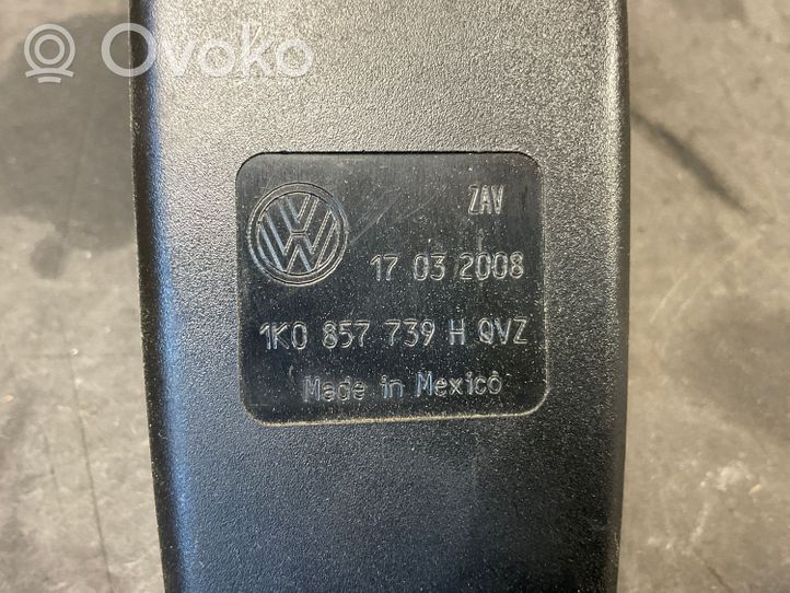 Volkswagen Golf V Pas bezpieczeństwa fotela tylnego środkowego 1K0857739H