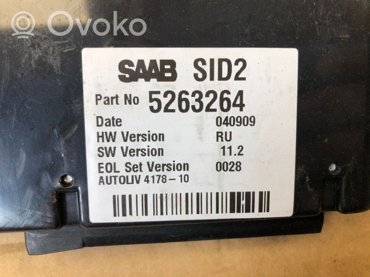 Saab 9-3 Ver2 Monitor / wyświetlacz / ekran 5263264