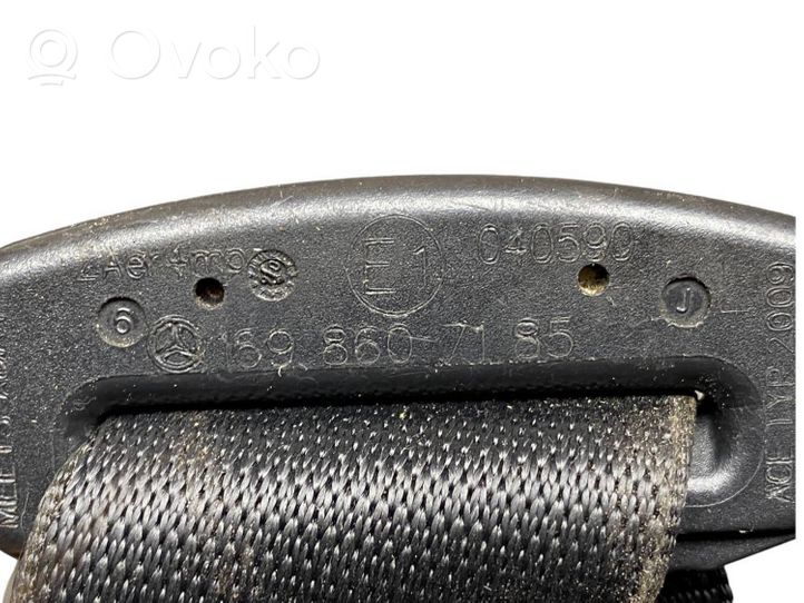 Mercedes-Benz A W169 Ceinture de sécurité arrière 1698607185