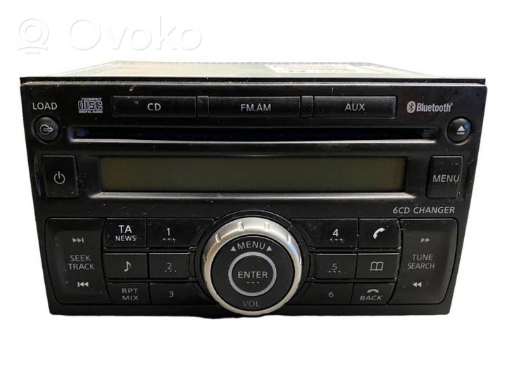 Nissan Qashqai Unidad delantera de radio/CD/DVD/GPS 28184JD45A