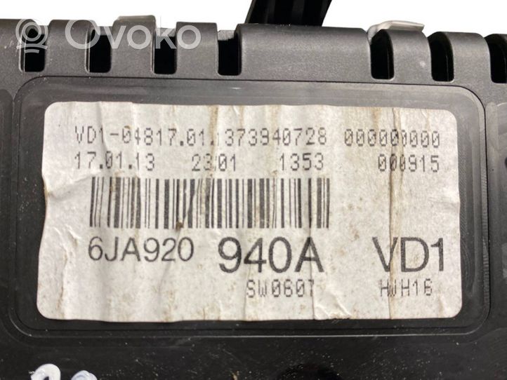 Seat Toledo IV (NH) Compteur de vitesse tableau de bord 6JA920940A