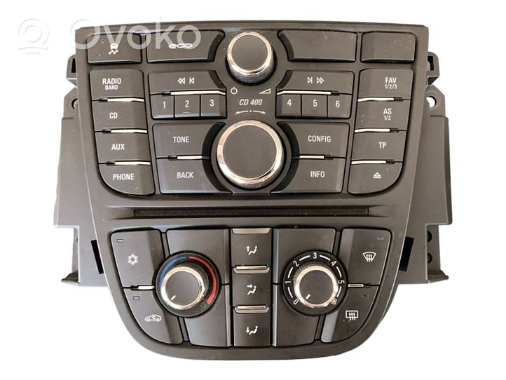 Opel Meriva B Controllo multimediale autoradio 13362776