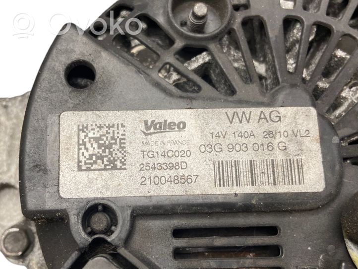 Audi A4 S4 B8 8K Alternator 03G903016G