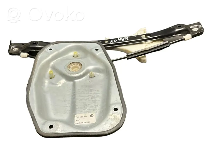 Volkswagen Jetta V Mechanizm podnoszenia szyby tylnej bez silnika 994857108