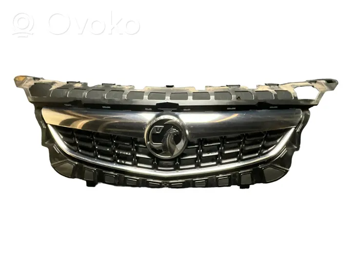 Opel Astra J Front bumper upper radiator grill 13266577