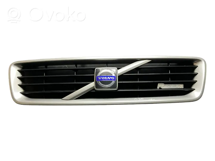 Volvo C30 Grille calandre supérieure de pare-chocs avant 30657194