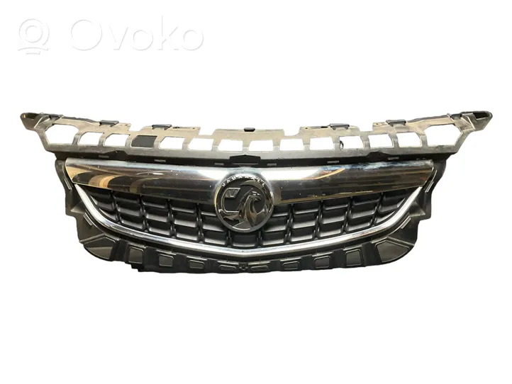 Opel Astra J Front bumper upper radiator grill 13266577