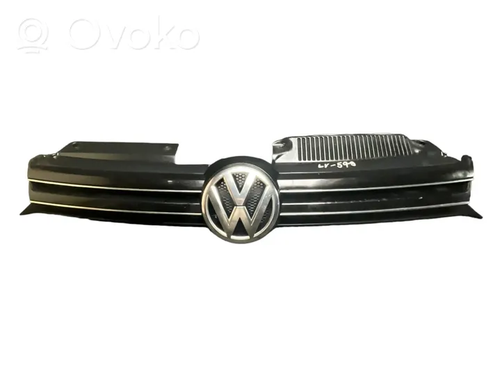 Volkswagen Golf VI Grille calandre supérieure de pare-chocs avant 1K9853651