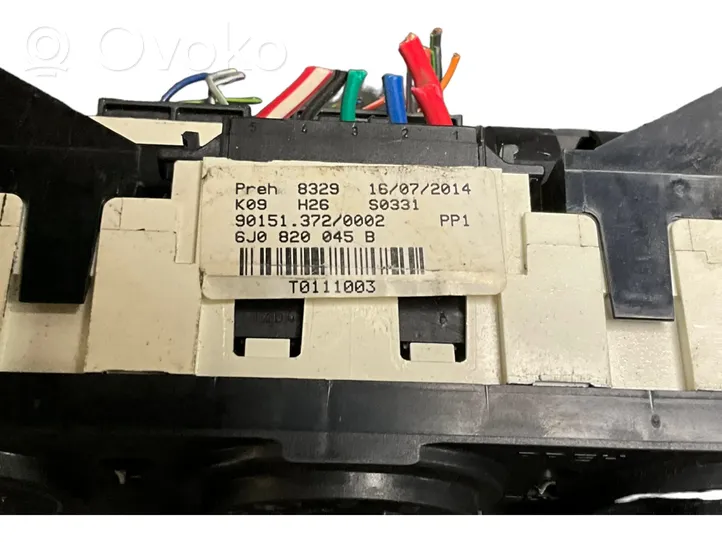 Seat Ibiza IV (6J,6P) Climate control unit 6J0820045B