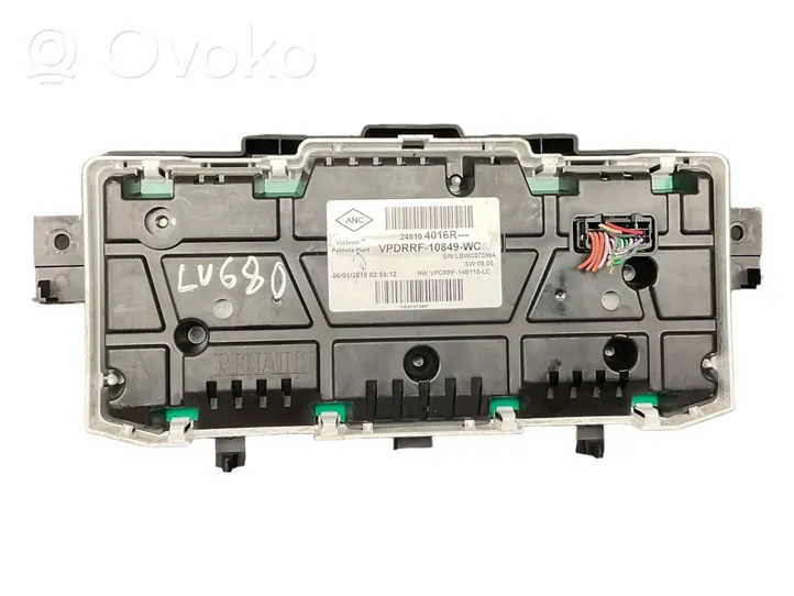 Renault Captur Compteur de vitesse tableau de bord 248104016R