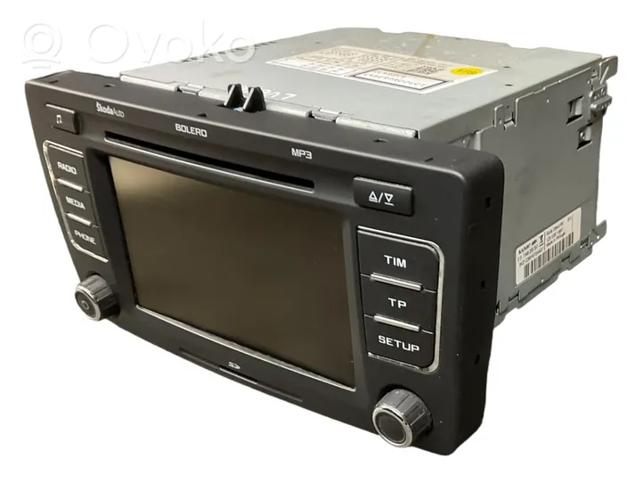 Skoda Octavia Mk2 (1Z) Radio/CD/DVD/GPS-pääyksikkö 1Z0035156F