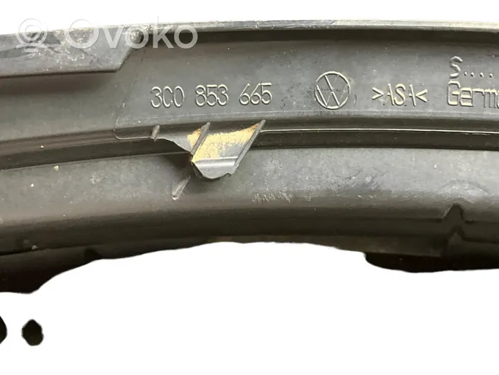 Volkswagen PASSAT B6 Etupuskurin alempi jäähdytinsäleikkö 3C0853666