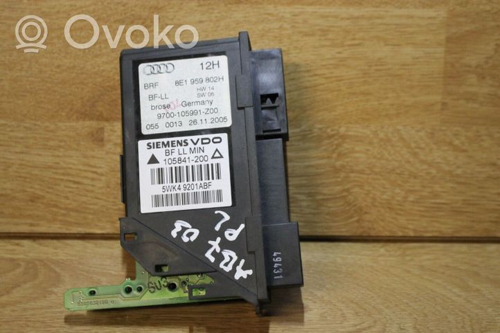 Audi A4 S4 B7 8E 8H Durų elektronikos valdymo blokas 8E1959802H