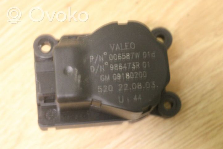 Vauxhall Vectra C Motorino attuatore aria 09180200