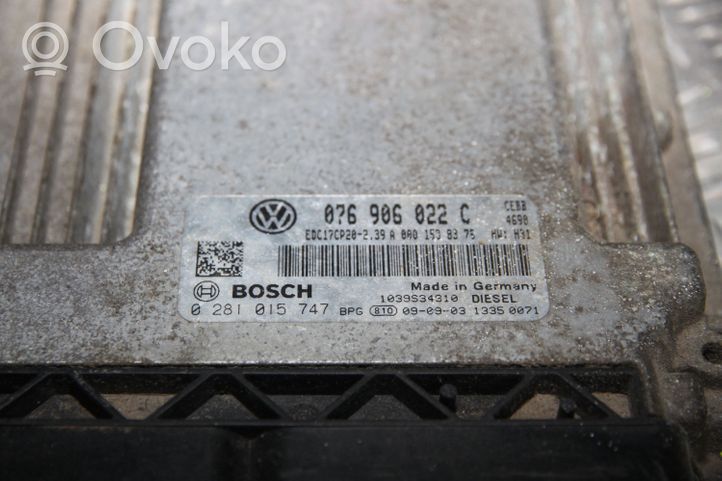 Volkswagen Crafter Sterownik / Moduł ECU 076906022C