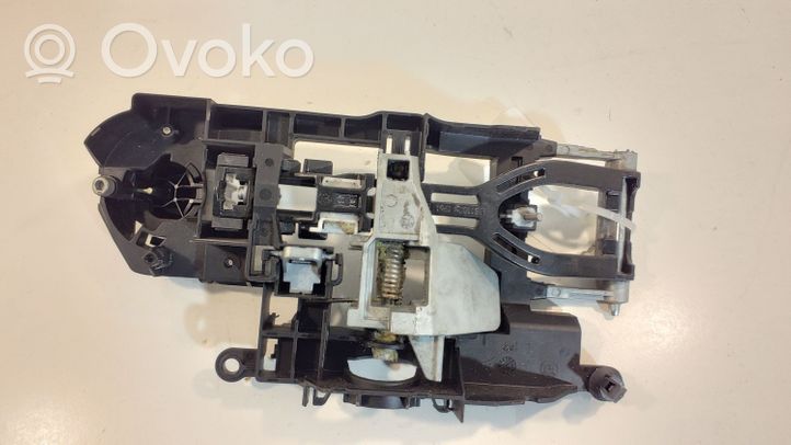 BMW 5 F10 F11 Support extérieur, poignée de porte arrière X3718722714