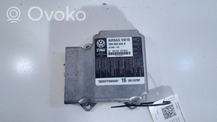 Volkswagen Sharan Sterownik / Moduł Airbag 7N0959655B