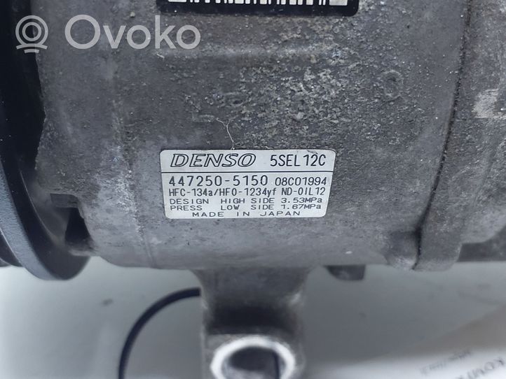 Opel Corsa F Ilmastointilaitteen kompressorin pumppu (A/C) 9828684880