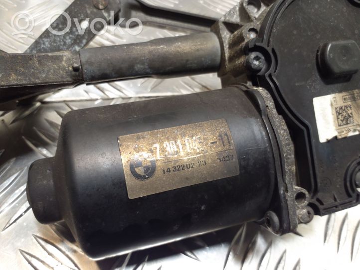 BMW 2 F45 Mechanizm i silniczek wycieraczek szyby przedniej / czołowej 7301045