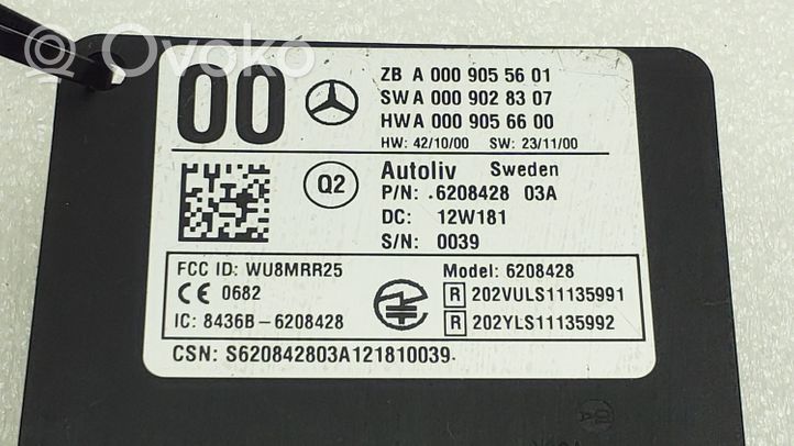 Mercedes-Benz B W246 W242 Sensore radar Distronic A0009055601