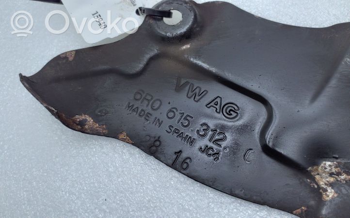 Skoda Fabia Mk3 (NJ) Plaque de protection anti-poussière du disque de frein avant 6R0615312C