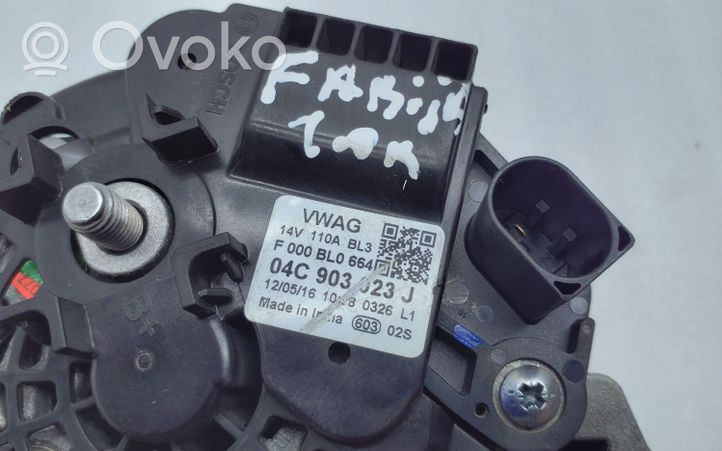 Skoda Fabia Mk3 (NJ) Alternator 04C903023J