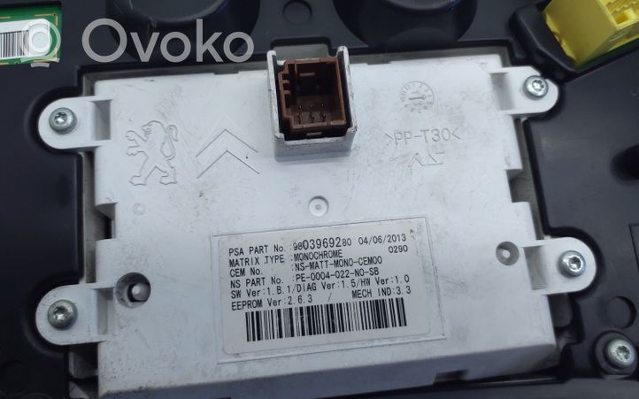 Peugeot RCZ Compteur de vitesse tableau de bord 9805952980