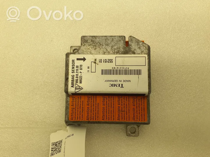 Porsche 911 996 Module de contrôle airbag 99661821900