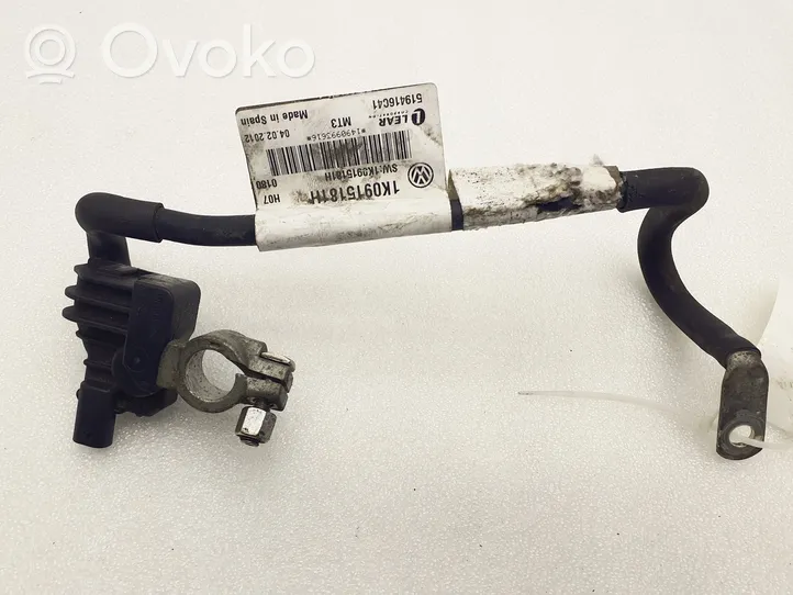 Volkswagen Sharan Cavo negativo messa a terra (batteria) 1K0915181H