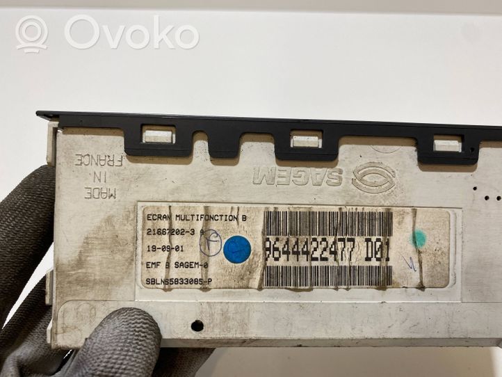 Citroen C5 Monitori/näyttö/pieni näyttö 9644422477