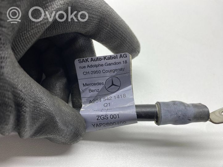 Mercedes-Benz C W204 Maakaapeli, akku A2045421418